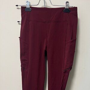 Lululemon, burgundy, size 2, leggings